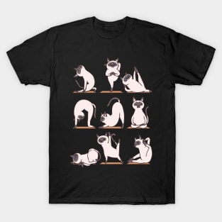 Siamese Cat Yoga T-Shirt